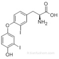 O- (4-hydroxy-3-iodophényl) -3-iodo-L-tyrosine CAS 4604-41-5